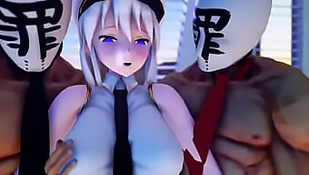 Busty Babe Gives A Blowjob In 3d Hentai Video