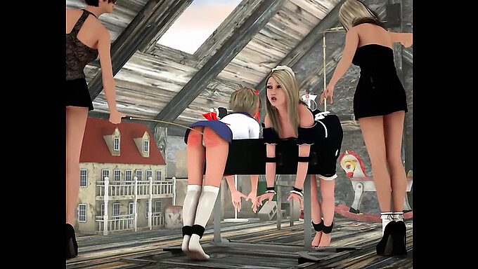 Spankred3d.Com: 負けた人に痛みで罰する