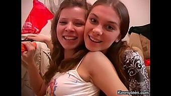 Teen Lesbians Strip And Tease In Steamy Video